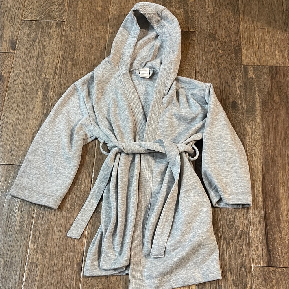 GAP Kids Gray Hooded Robe